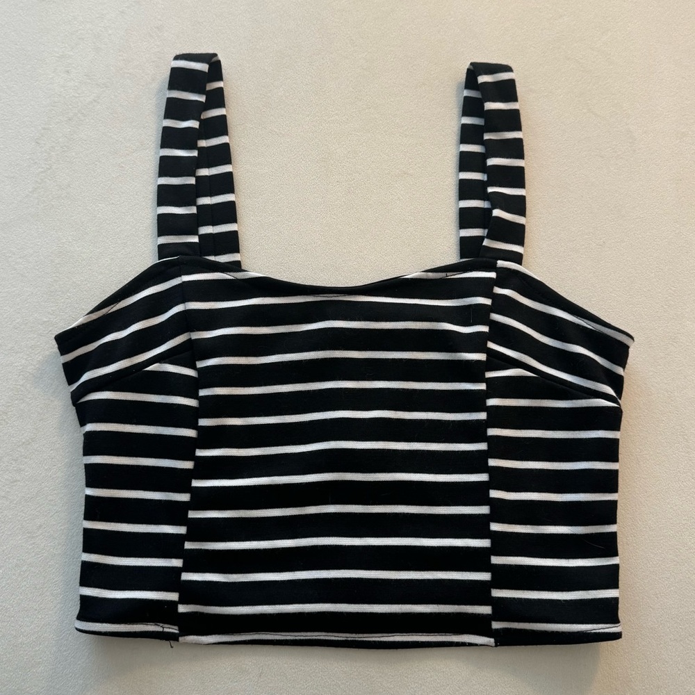 Soprano Striped Crop Top from Nordstrom